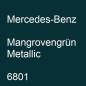 Preview: Mercedes-Benz, Mangrovengrün Metallic, 6801.